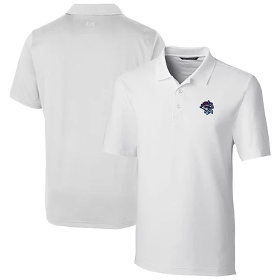 Men's Cutter & Buck  White Binghamton Rumble Ponies Big Tall DryTec Forge Stretch Polo