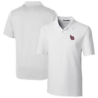 Men's Cutter & Buck  White Louisville Bats Big Tall DryTec Forge Stretch Polo