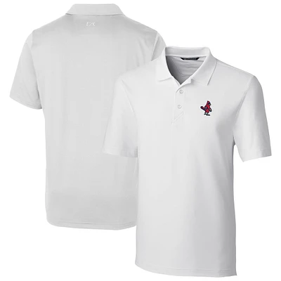 Men's Cutter & Buck  White Memphis Redbirds Big Tall DryTec Forge Stretch Polo