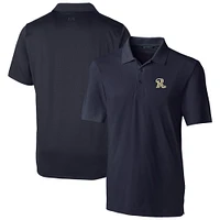 Men's Cutter & Buck  Navy Frisco RoughRiders Big Tall DryTec Forge Stretch Polo
