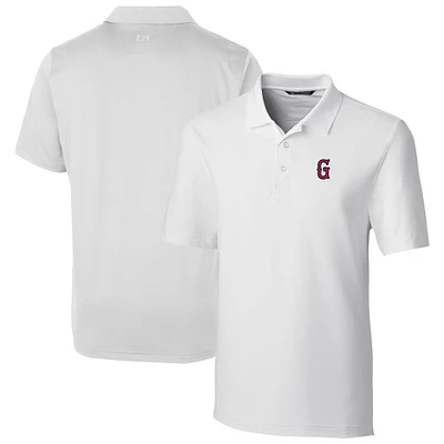 Men's Cutter & Buck  White Greenville Drive Big Tall DryTec Forge Stretch Polo