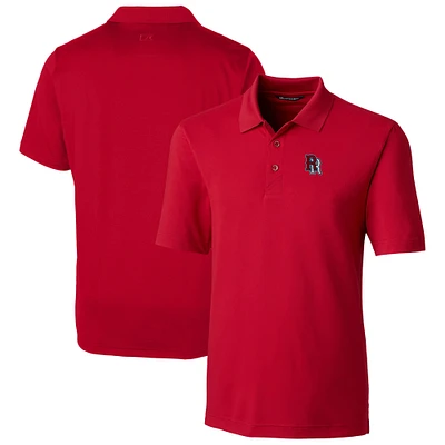 Men's Cutter & Buck  Red Round Rock Express Big Tall DryTec Forge Stretch Polo