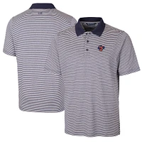 Men's Cutter & Buck  Navy Jacksonville Jumbo Shrimp Big Tall Forge Tonal Stripe Stretch Polo