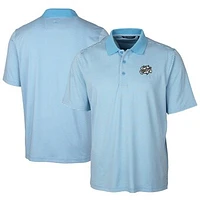 Men's Cutter & Buck  Powder Blue Omaha Storm Chasers Big Tall Forge Tonal Stripe Stretch Polo