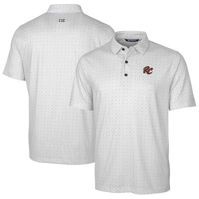 Men's Cutter & Buck  Charcoal Sacramento River Cats Big Tall DryTec Pike Double Dot Print Stretch Polo