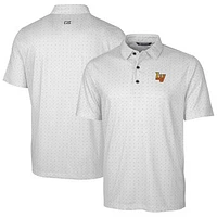 Men's Cutter & Buck  Charcoal Las Vegas Aviators Big Tall DryTec Pike Double Dot Stretch Polo