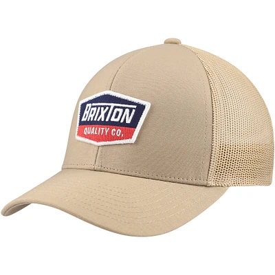 Men's Khaki Brixton Regal Trucker Snapback Hat