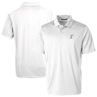 Men's Cutter & Buck White Albuquerque Isotopes Big Tall Prospect Textured Stretch Polo