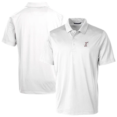 Men's Cutter & Buck White Albuquerque Isotopes Big Tall Prospect Textured Stretch Polo