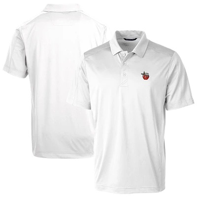 Men's Cutter & Buck White Fort Wayne TinCaps Big Tall Prospect Textured Stretch Polo