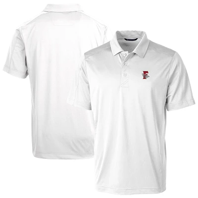 Men's Cutter & Buck White Fresno Grizzlies Big Tall Prospect Textured Stretch Polo