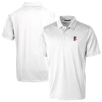 Men's Cutter & Buck White Fresno Grizzlies Big Tall Prospect Textured Stretch Polo