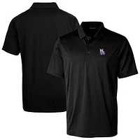 Men's Cutter & Buck Black New Hampshire Fisher Cats Big Tall Prospect Textured Stretch Polo