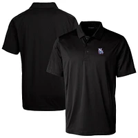 Men's Cutter & Buck Black New Hampshire Fisher Cats Big Tall Prospect Textured Stretch Polo