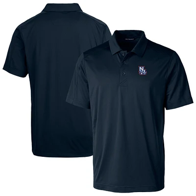 Men's Cutter & Buck Navy New Hampshire Fisher Cats Big Tall Prospect Textured Stretch Polo
