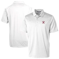 Men's Cutter & Buck White Tacoma Rainiers Big Tall Prospect Textured Stretch Polo