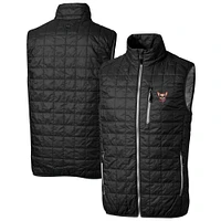 Men's Cutter & Buck El Paso Chihuahuas Rainier PrimaLoft Big Tall Eco Insulated Full-Zip Puffer Vest