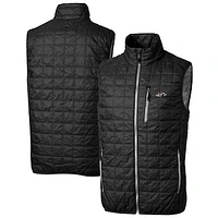 Men's Cutter & Buck Rocket City Trash Pandas Rainier PrimaLoft Big Tall Eco Insulated Full-Zip Puffer Vest