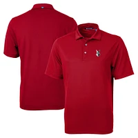 Men's Cutter & Buck Red Indianapolis Indians Big Tall Virtue Eco Pique Recycled Polo