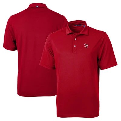 Men's Cutter & Buck Red Scranton Wilkes-Barre RailRiders Big Tall Virtue Eco Pique Recycled Polo