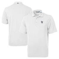 Men's Cutter & Buck White Scranton Wilkes-Barre RailRiders Big Tall Virtue Eco Pique Recycled Polo