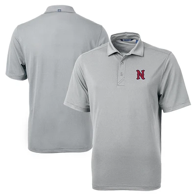 Men's Cutter & Buck Gray Nashville Sounds Big Tall Virtue Eco Pique Recycled Polo