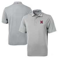 Men's Cutter & Buck Gray Nashville Sounds Big Tall Virtue Eco Pique Recycled Polo