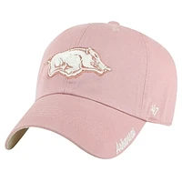 Women's '47 Light Pink Arkansas Razorbacks Dusty Miata Clean Up Adjustable Hat