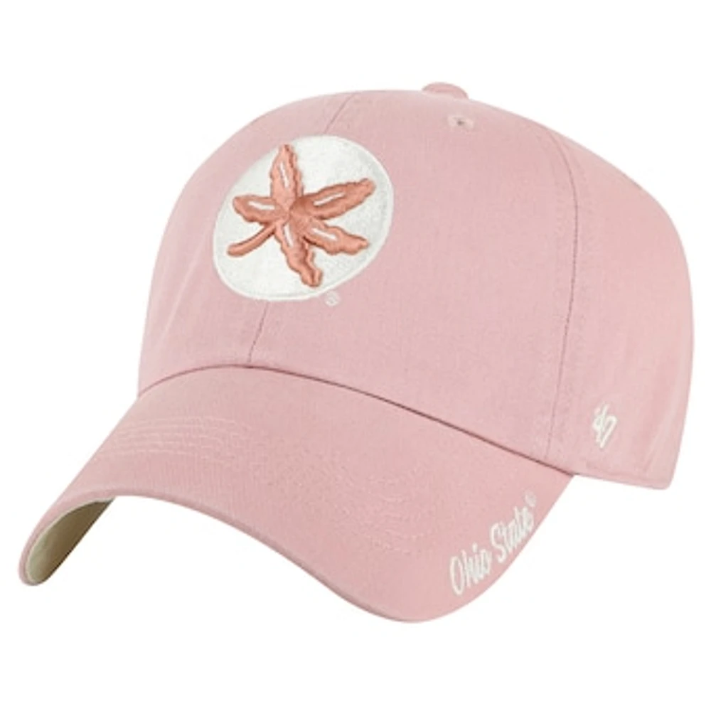 Women's '47 Light Pink Ohio State Buckeyes Dusty Miata Clean Up Adjustable Hat