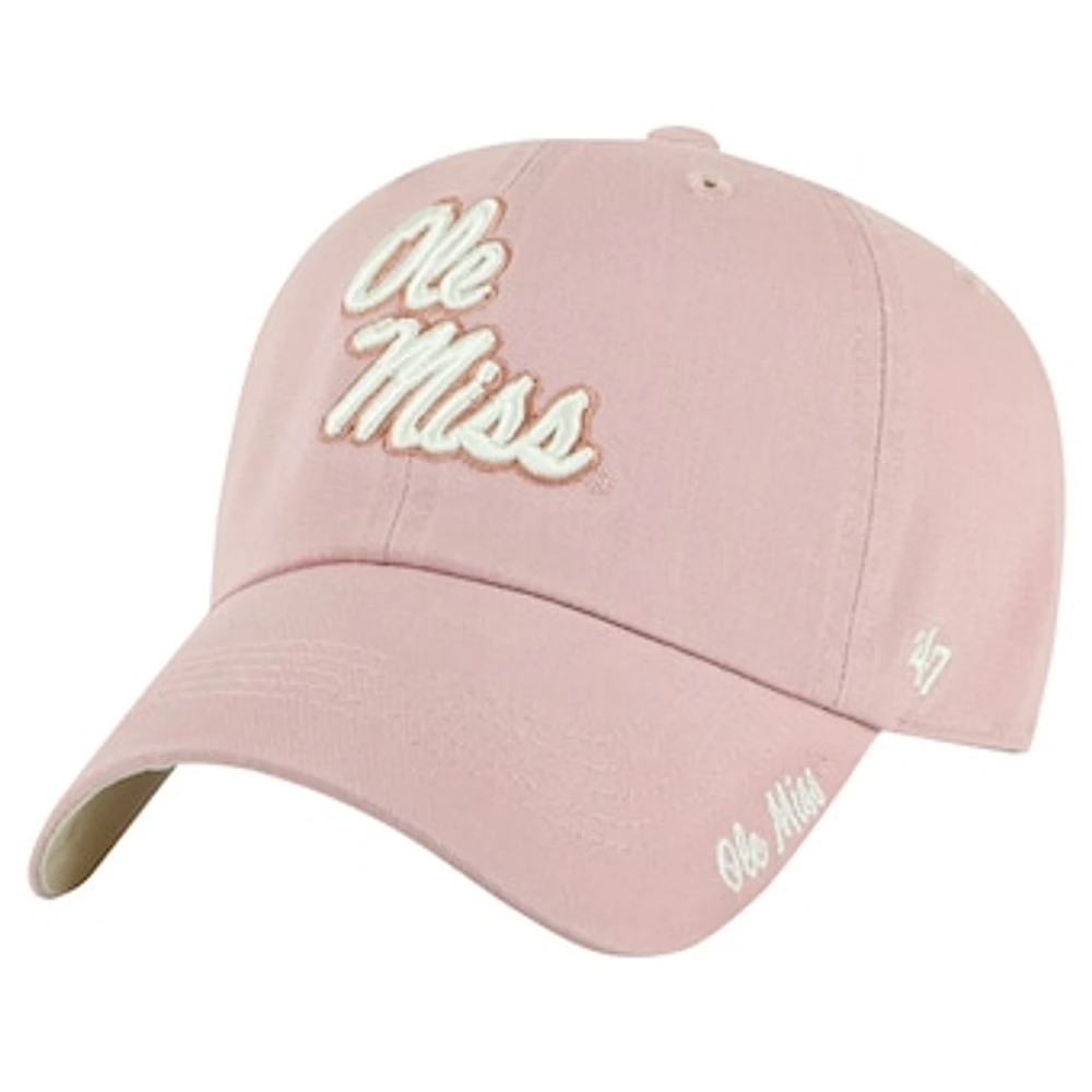 Women's '47 Light Pink Ole Miss Rebels Dusty Miata Clean Up Adjustable Hat