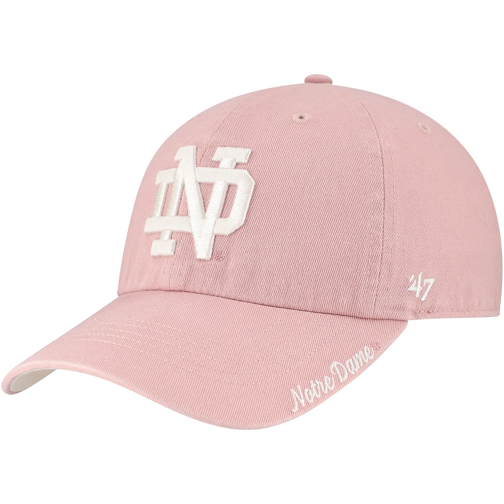 Women's '47 Light Pink Notre Dame Fighting Irish Dusty Miata Clean Up Adjustable Hat