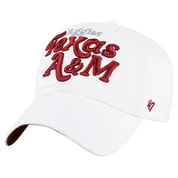 Women's '47 White Texas A&M Aggies Pensacola Clean Up Adjustable Hat