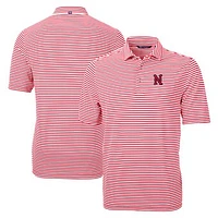 Men's Cutter & Buck Nashville Sounds Big Tall Virtue Eco Pique Stripe Recycled DryTec Polo