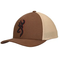 Men's Brown Browning Bloodline Trail Trucker Flex Hat