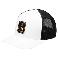 Men's Browning White/Black Icon Trucker Adjustable