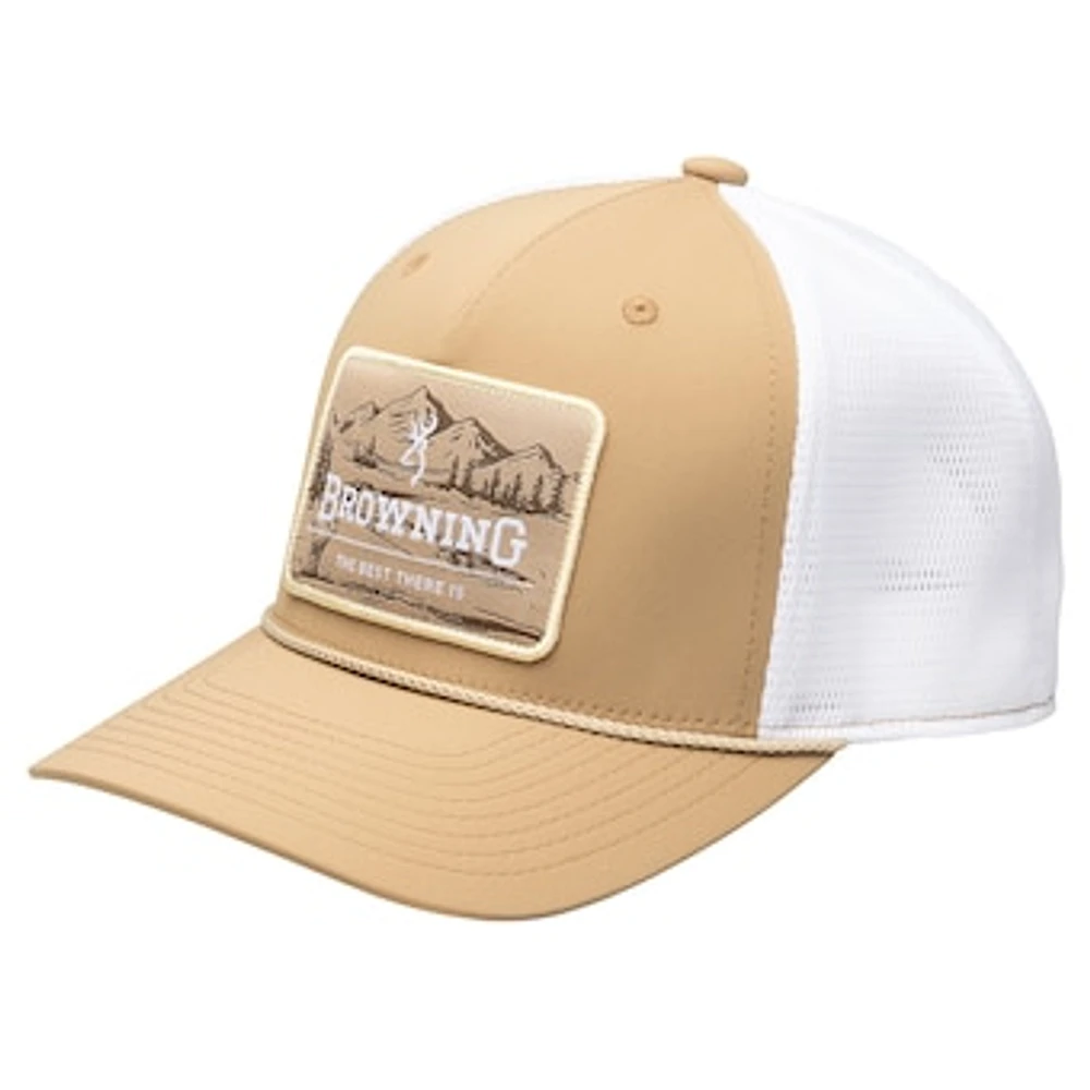 Men's Browning Tan/White Homestead Trucker Adjustable