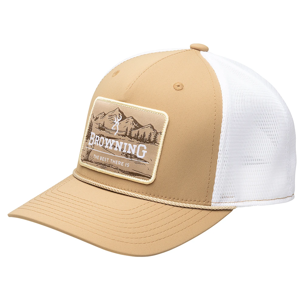 Men's Browning Tan/White Homestead Trucker Adjustable