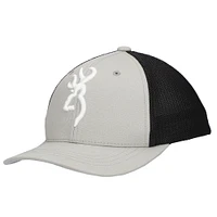 Youth Browning Heather Gray/Black Colstrip Flex Hat