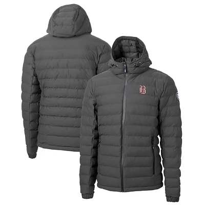 Men's Cutter & Buck Gray Birmingham Barons Mission Ridge Repreve Eco Insulated Full-Zip Puffer Jacket
