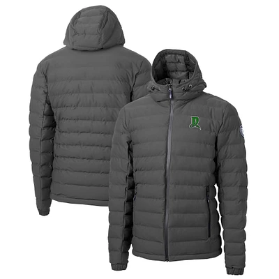 Men's Cutter & Buck Gray Dayton Dragons Mission Ridge Repreve Eco Insulated Full-Zip Puffer Jacket
