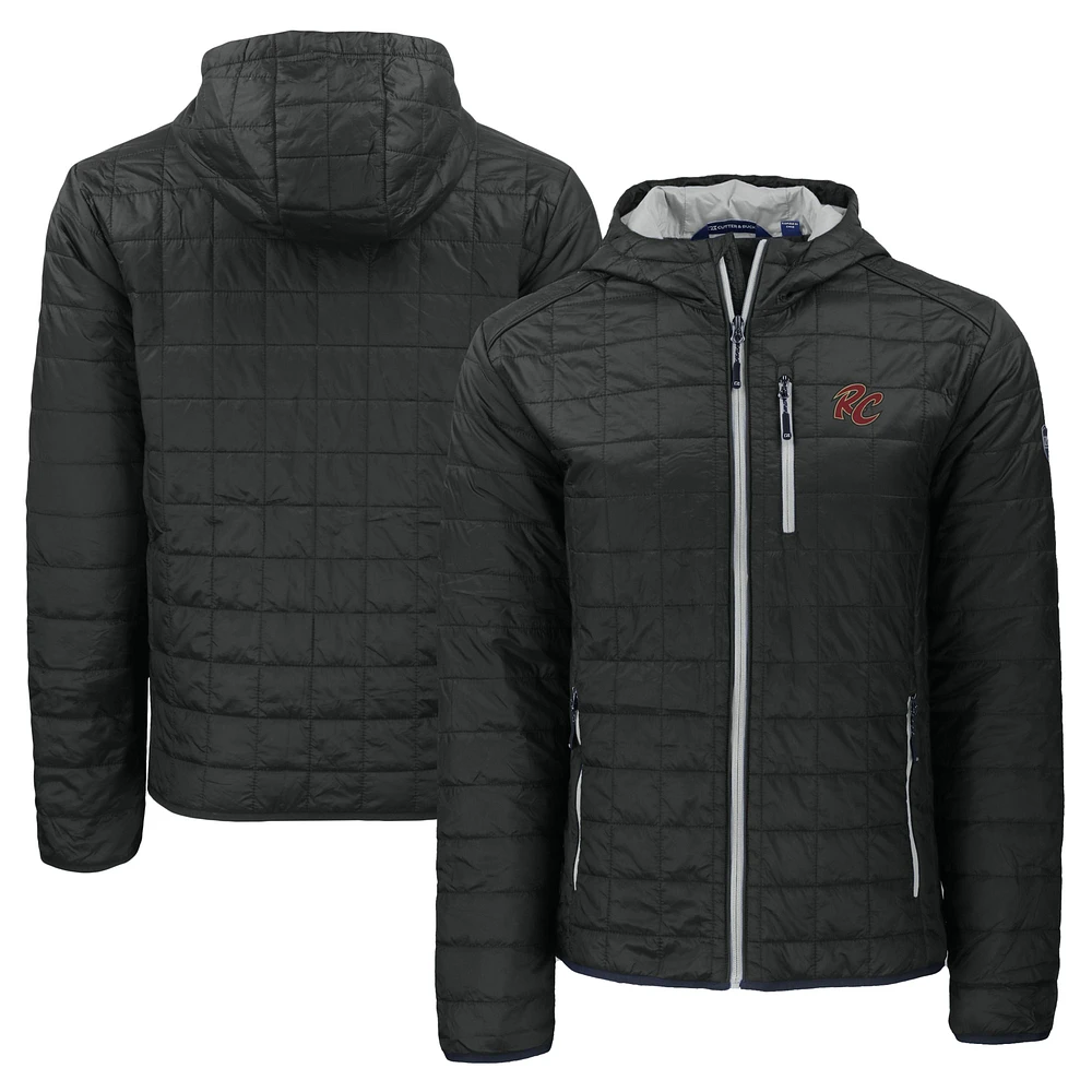 Men's Cutter & Buck Sacramento River Cats Rainier PrimaLoft Eco Full-Zip Hooded Jacket