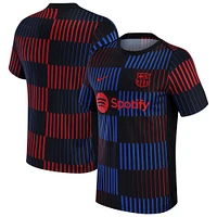 Men's Nike Black Barcelona 2024/25 Away Academy Pro Pre-Match Slim Fit Top