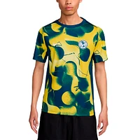 Men's Nike Yellow Club America 2024/25  Academy Pro Pre-Match Top