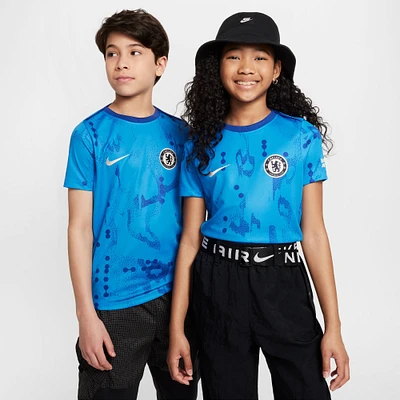 Youth Nike Blue Chelsea 2024/25  Academy Pro Pre-Match Top