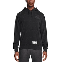 Men's Nike Black Corinthians Club Washed Pullover Hoodie