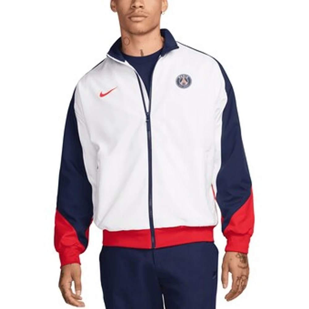 Men's Nike  White Paris Saint-Germain 2024/25 Strike Anthem Performance Full-Zip Jacket