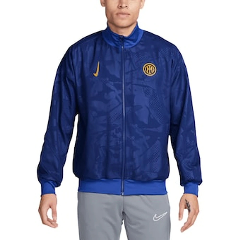 Men's Nike Blue Inter Milan 2024/25 Third Strike Anthem Full-Zip Jacket