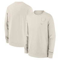 Youth Nike  Cream Barcelona Club Pullover Sweatshirt