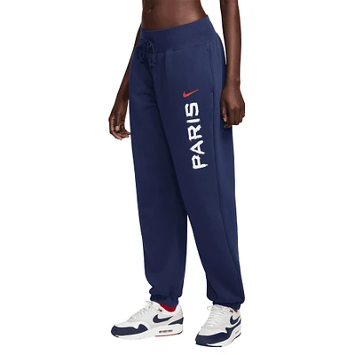 Women's Nike  Navy Paris Saint-Germain Phoenix Fleece Pants