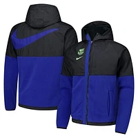 Men's Nike Black Barcelona Third Winterized AWF Full-Zip Hoodie Jacket